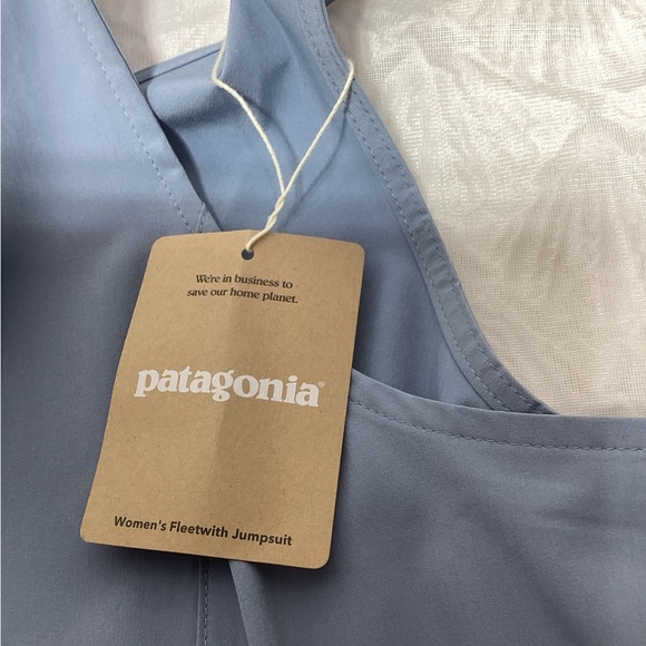 NWT Patagonia Women's Fleetwith XL  Blue Jumpsuit - Picture 8 of 13